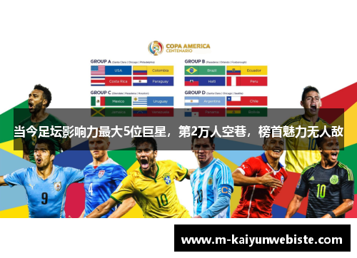 当今足坛影响力最大5位巨星，第2万人空巷，榜首魅力无人敌